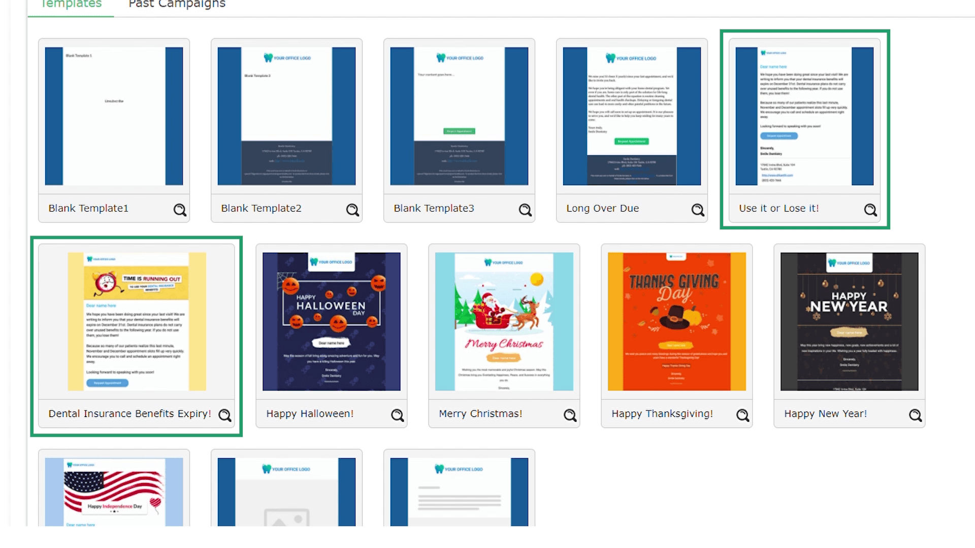 Use it or Lose it and Dental Insurance Benefits Expiry templates