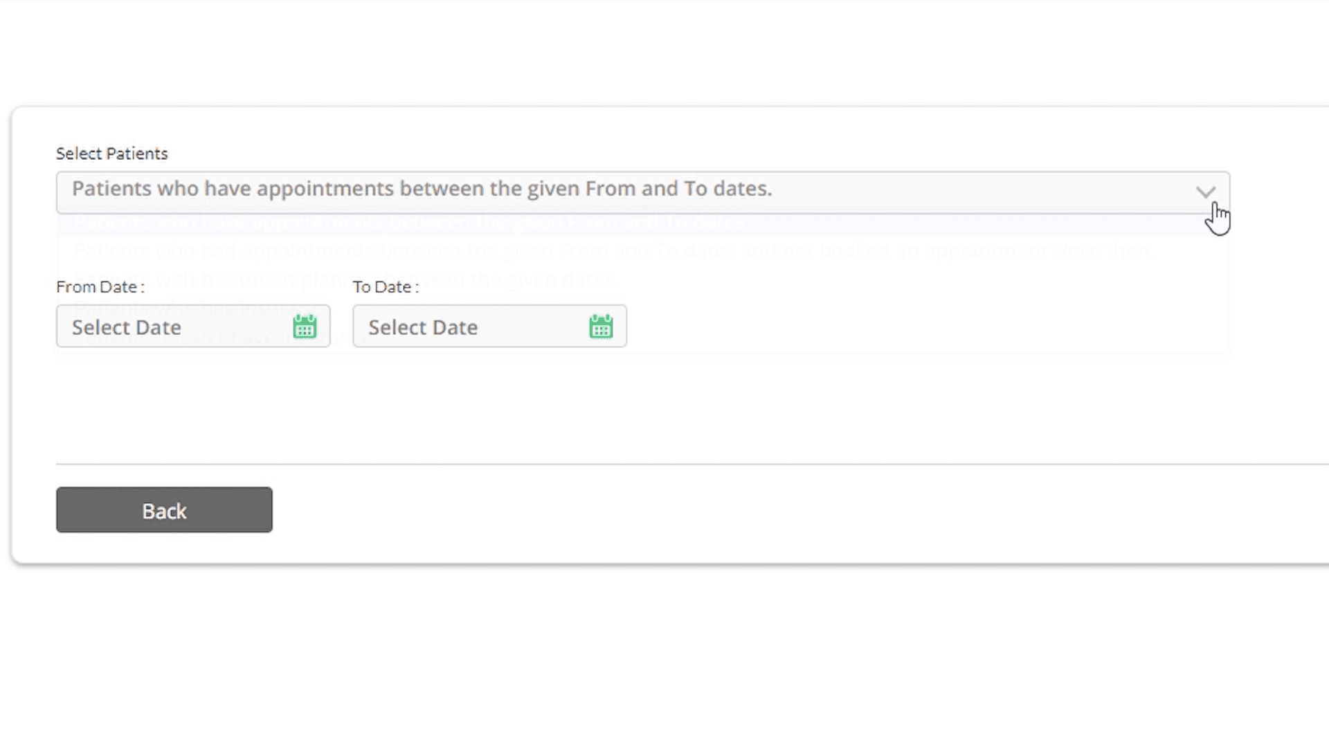 Email campaign recipient options