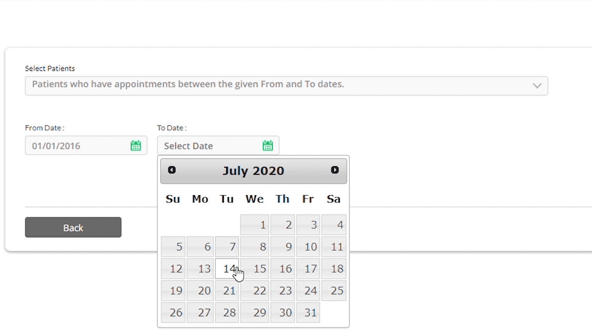 From and To date fields for campaign recipients
