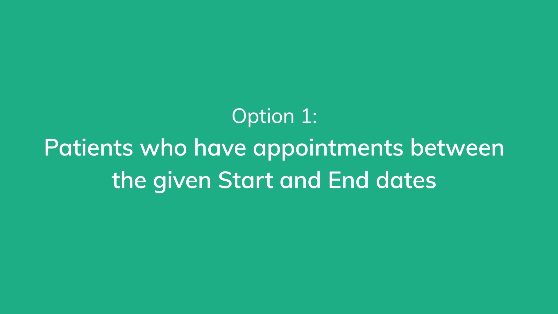 Option to send a mass text to all patients
